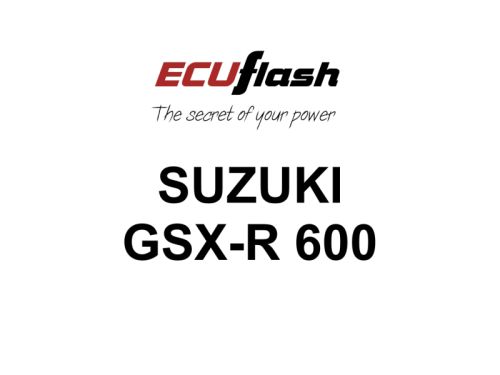 ECUflash - SUZUKI GSX-R 600